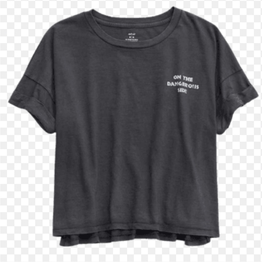 Aerie Dangerous Side Graphic Oversized Cropped
T-Shirt